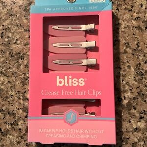 Bliss Pink and Silver Hair Clips